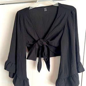 Women’s Shein Tie Crop Top